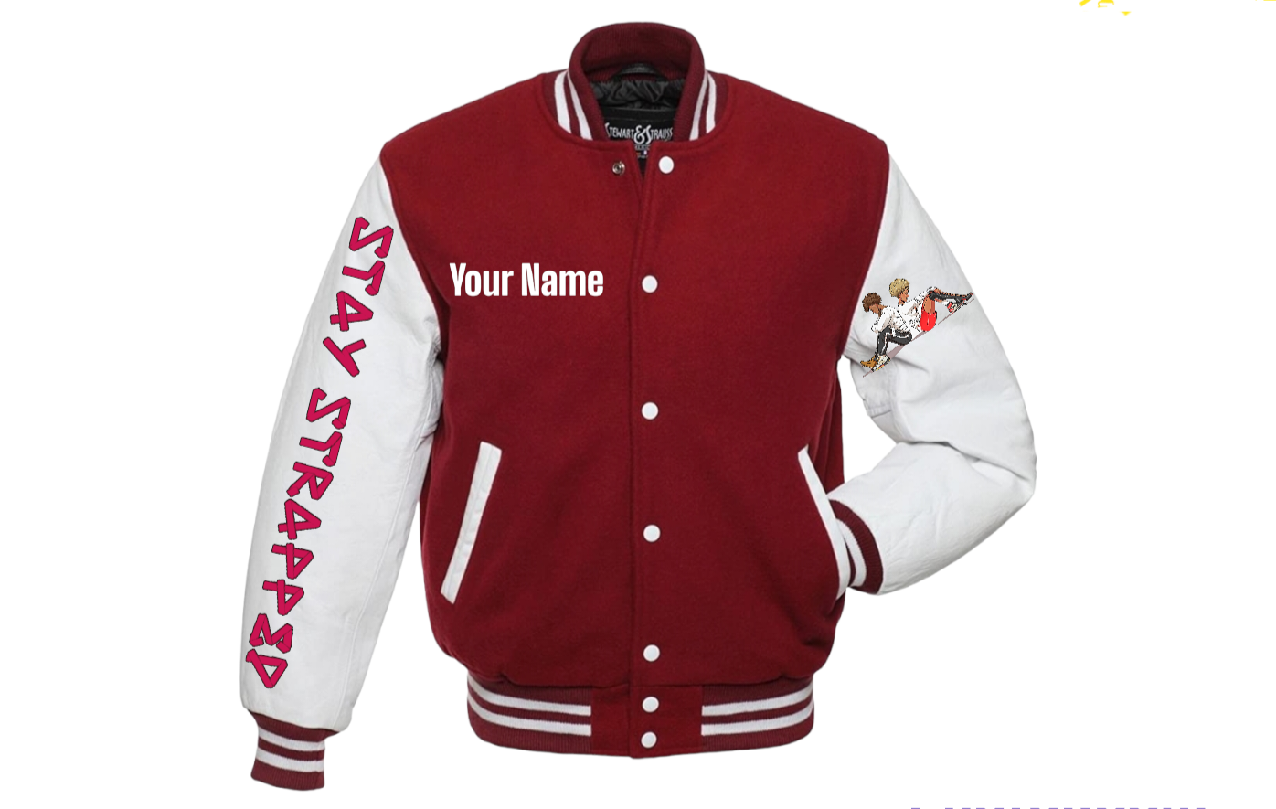 Red and white front