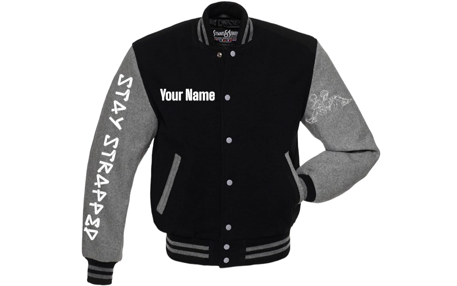 Gray & black front