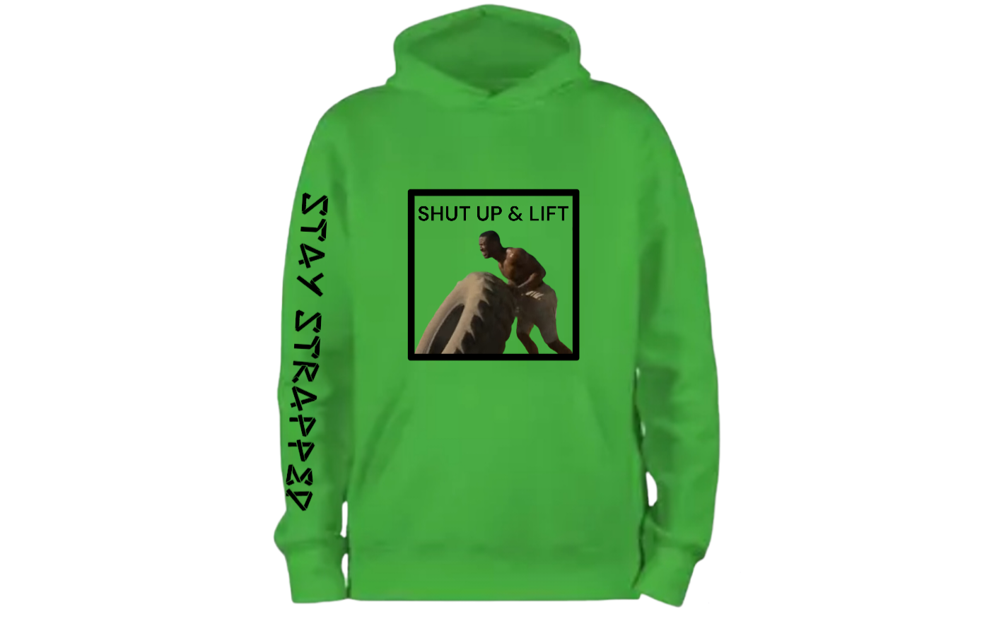 SHUT UP & LIFT Series - 'MICHAEL B. JORDAN' HOODIE (EMBROIDERED)